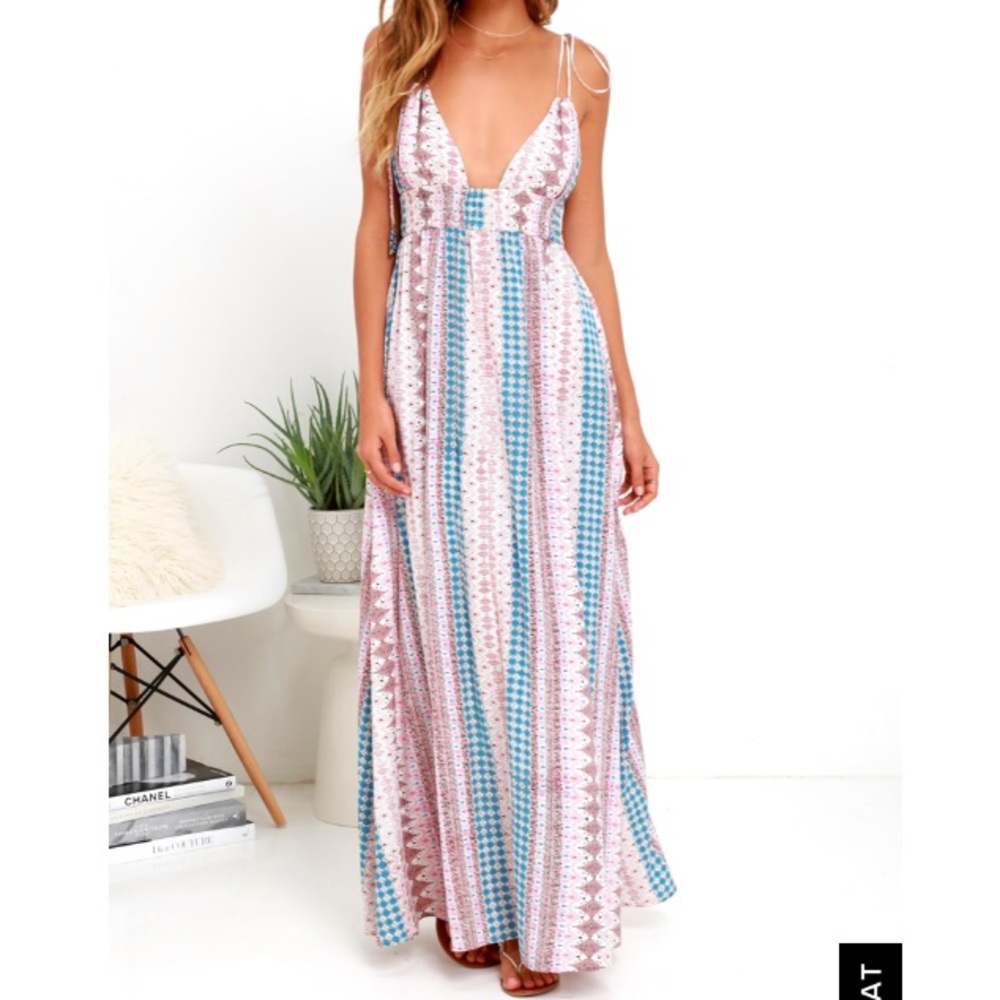 🆕 Multi Print Maxi Dress